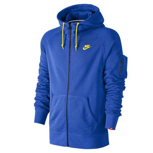 AS NIKE AW77 FT(French Terry) FZ(FullZip) HOODY - Blue