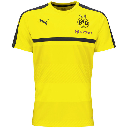 [해외][Order] 16-17  Borussia Dortmund(BVB) Training Jersey - Cyber Yellow/Black