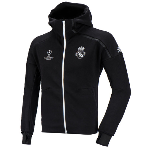 16-17 Real Madrid (RCM) UCL(UEFA Champions League) Anthem ZNE DayBreaker Jacket - Black/Crystal White
