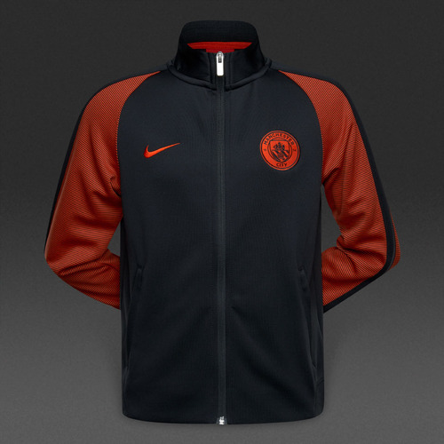 [해외][Order] 16-17 Manchester City Boys NSW N98 Track Jacket Authentic (Black/Team Orange/Team Orange) - KIDS