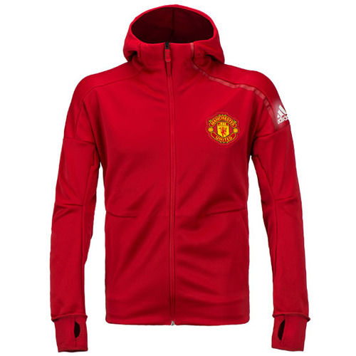16-17 Manchester United(MUFC) Anthem ZNE Hoody Jacket - Red