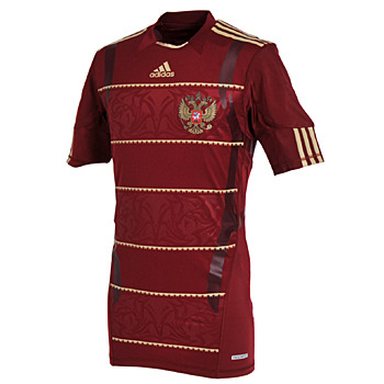 10-11 Russia(RFU) Home Authentic Jersey(Tech-Fit / Player Issue)