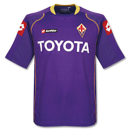 08-09 Fiorentina Home + 11.GILARDINO + Serie A (Size:L)