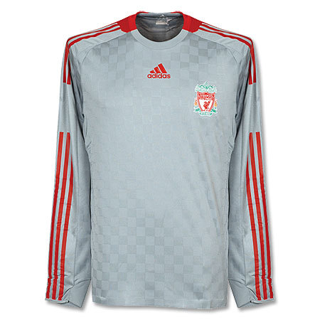08-09 Liverpool Away L/S Authetic Player Jersey (FORMOTION / No Sponsor)