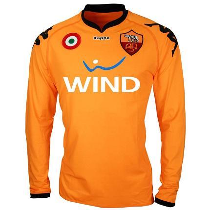 07-08 AS Roma Home GK L/S(Player Issue Version) + 5 MEXES