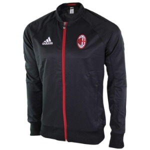 16-17 AC Milan Anthem Jacket - Black