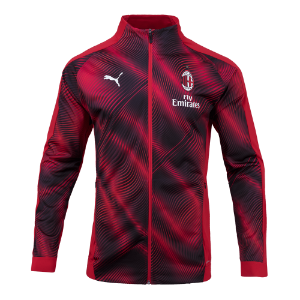 19-20 AC Milan Stadium Jacket - Red
