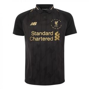 [해외][Order] 18-19 Liverpool(LFC) UCL(UEFA Champions League) Euro Black Jersey (6 Times Signature Collection)
