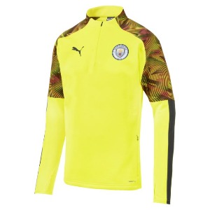[해외][Order] 19-20 Manchester City Training Fleece Top - Fizzy Yellow