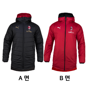 18-19 AC Milan Reversible Bench Jacket