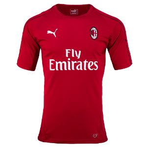 18-19 AC Milan Training Jersey - Red