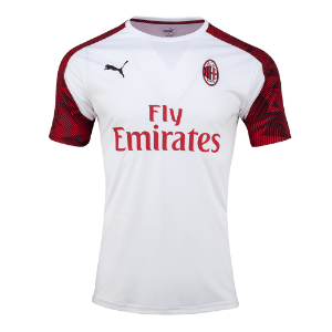 19-20 AC Milan Training Jersey - White
