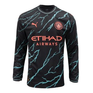 23-24 Manchester City 3rd L/S Jersey (77046103)