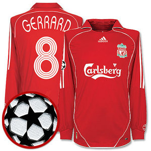 06/08 Liverpool Champions League Patch/Sponsor Set
