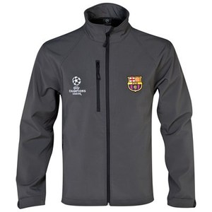 [Order] 13-14 Barcelona(FCB) UCL(UEFA Champions League) Soft Shell Jacket - Charcoal