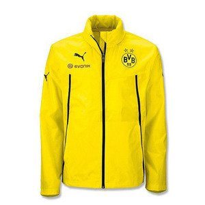 13-14 Borussia Dortmund Training Rain Jacket (Yellow)