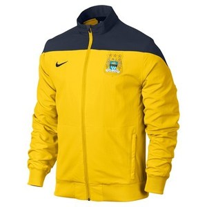 [해외][Order] 13-14 Manchester City Squad Sideline Woven Track  Jacket - Yellow