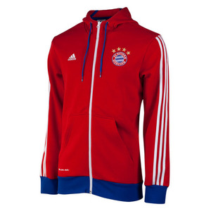 [Order] 14-15 Bayern Munchen Core Hooded Zip Top - True Red