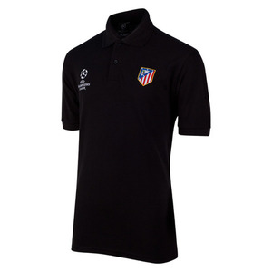 [Order] 14-15 AT Madrid UCL Embroidered Polo - Black