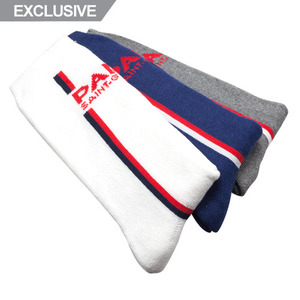 [Order] 14-15 PSG 3pk Socks - White/Blue/Grey