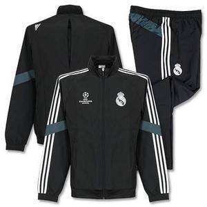 [Order] 14-15 Real Madrid UCL(UEFA Champions League/EU) Training Presentation Suit - Black