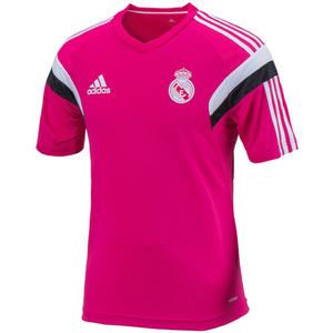 14-15 Real Madrid (RCM) Training Jersey (Pink)  - adizero