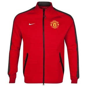 [해외][Order] 14-15 Manchester United Tech Track Jacket - University Red Heather