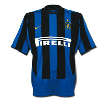 03-04 Inter Milan Home + 32 VIERI + 세리에 A 패치 (Size:M)