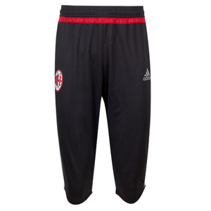 [해외][Order] 15-16 AC Milan 3/4 Pants - Black/Solid Grey/Victory Red