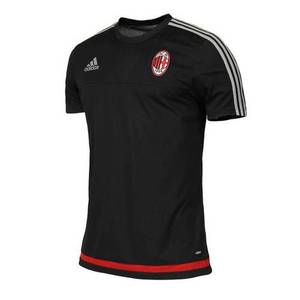 [해외][Order] 15-16 AC Milan Training Jersey (Rich Black/granite) - adizero