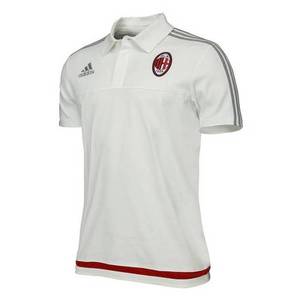 [해외][Order] 15-16 AC Milan Training Polo - Core White/Solid Grey/Victory Red