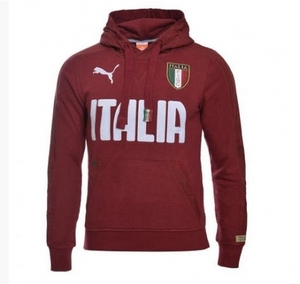 [Order] 14-15 Italy (FIGC) Hooded Top - Red