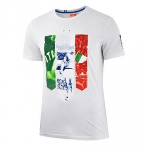 [Order] 14-15 Italy (FIGC)  Badge Tee - White