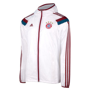 14-15 Bayern Munchen Anthem Jacket - White