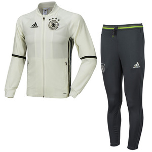 16-17 Germany (DFB) Training Suit - White/Solid Grey
