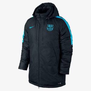 [해외][Order] 15-16 Barcelona Medium Filled Jacket - Black/Light Current Blue