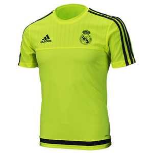 15-16 Real Madrid (RCM) Training Jersey - Light Green/Grey