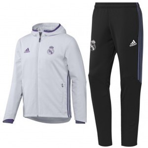 [해외][Order] 16-17 Real Madrid (RCM) Presentation Suit - Crystal White/Black/Super Purple