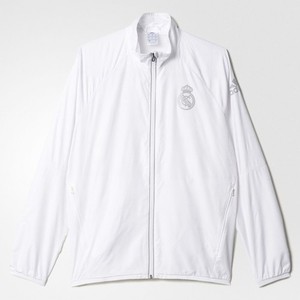 [해외][Order] 16-17 Real Madrid (RCM) Street Woven Jacket - White/Reflective
