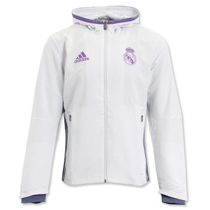 [해외][Order] 16-17 Real Madrid (RCM) Presentation Jacket - Crystal White/Super Purple