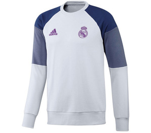 [해외][Order] 16-17 Real Madrid Training Sweat Top - Crystal White/Raw Purple