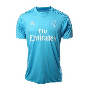 [해외][Order] 16-17 Real Madrid Home GK Shirt - Bright Cyan/Crystal White