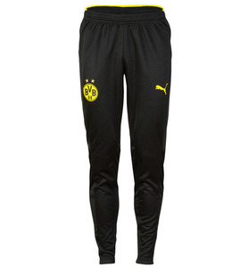 [해외][Order] 16-17  Borussia Dortmund(BVB) Training Pants Tapered Without Pockets - Black/Cyber Yellow