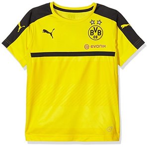 [해외][Order] 16-17  Borussia Dortmund(BVB) Boys Training Jersey (Cyber Yellow/Black) - KIDS