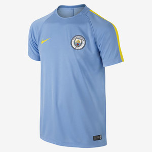 [해외][Order] 16-17 Manchester City Boys Dry Squad Top (Field Blue/Opti Yellow) - KIDS