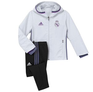[해외][Order] 16-17 Real Madrid Boys Presentation Suit (Crystal White/Black/Super Purple) - KIDS