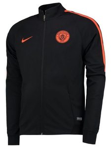 [해외][Order] 16-17 Manchester City Boys Dry Track  Jacket Squad (Black/Team Orange/Team Orange) - KIDS
