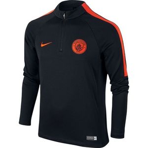 [해외][Order] 16-17 Manchester City Boys Drill Top Squad (Black/Team Orange/Team Orange) - KIDS