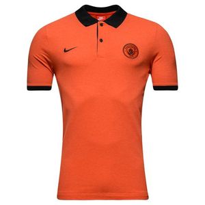 [해외][Order] 16-17 Manchester City NSW GSP Polo Shirt - Orange Heather/Black/Black