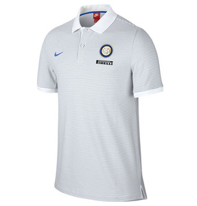 [해외][Order] 16-17 Inter Milan Authentic Polo - White/Wolf Grey/Royal Blue